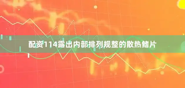配资114露出内部排列规整的散热鳍片